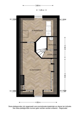 Floorplan - Ijsselstraat 20, 7411 NX Deventer